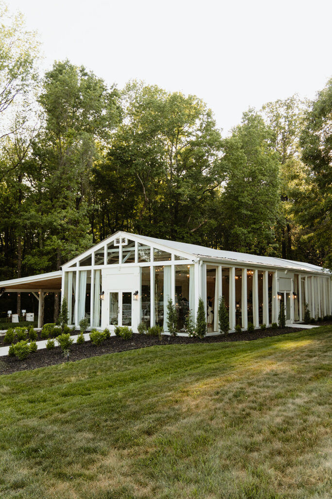The Greenhouse at Arrows Farm green house venue in NC