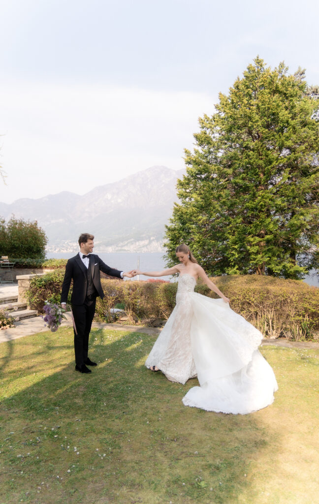 Lake como italy imtimate wedding
